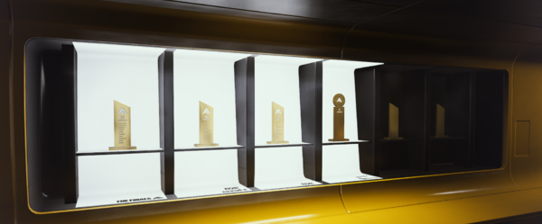 Trophy case for CB1, CB2, OB, and Season 1